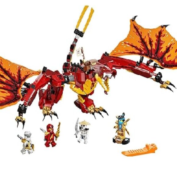 Brand New Lego NINJAGO Legacy Fire Dragon Attack 71753 - Picture 11 of 11